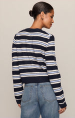 Z Supply Medina Cozy Stripe Cardigan cozy stretch knit with a soft comfortable feel