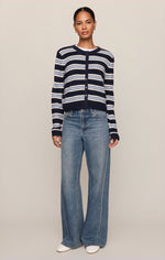 Z Supply Medina Cozy Stripe Cardigan easy layering cardigan over tanks tees and denim western fashion
