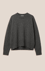 Z Supply Eastwell Pullover Sweater Charcoal Heather simple knit with ribbed trim that never feels basic cowgirl