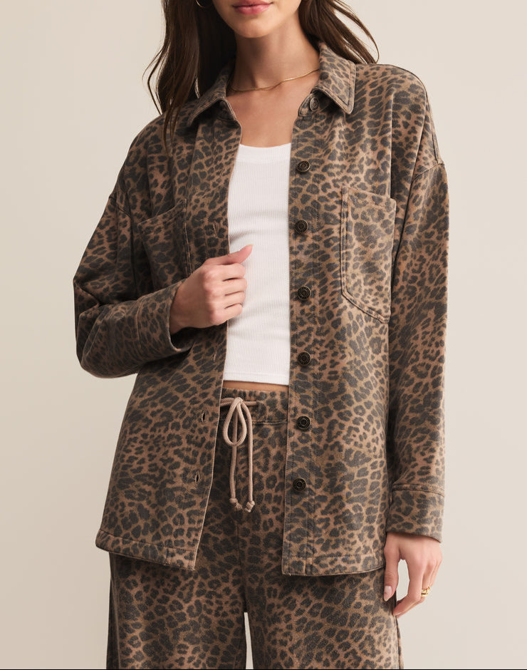 Z Supply All Day Leopard Jacket Buy at Boltranchstore.com