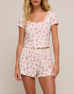 Z Supply Flower Market Ditsy Pointelle Tee