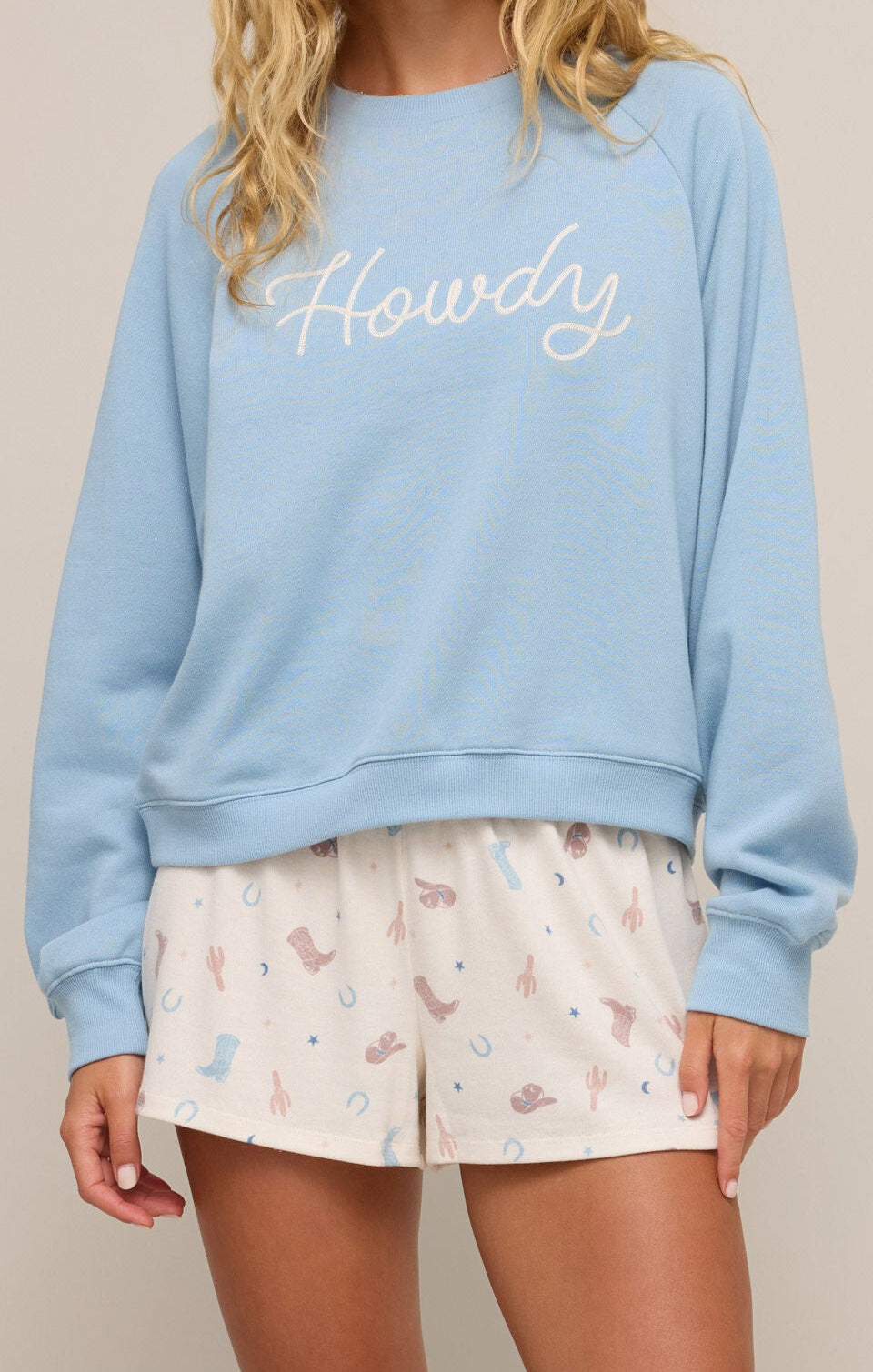 Z Supply Howdy Sweatshirt order today at boltranchstore.com