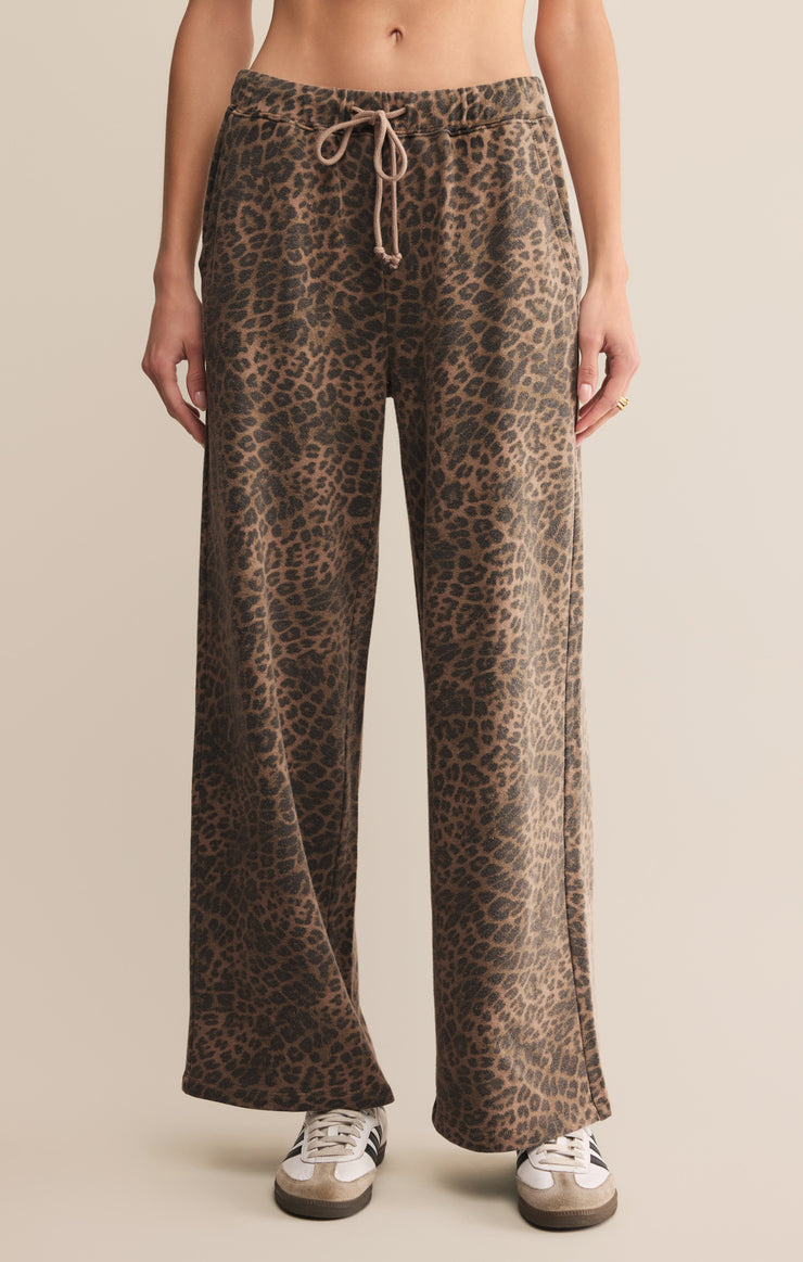Z Supply Hunter Leopard Knit Pant Buy at Boltranchstore.com