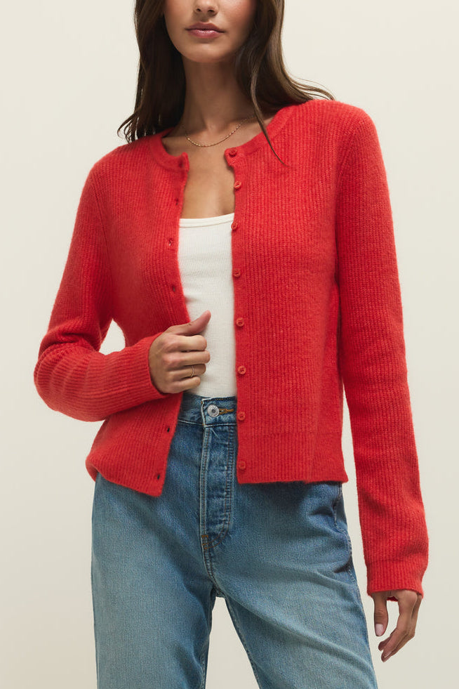 Z Supply Medina Cozy Rib Cardigan womens red light cardigan western fashion buy at boltranchstore.com free shipping
