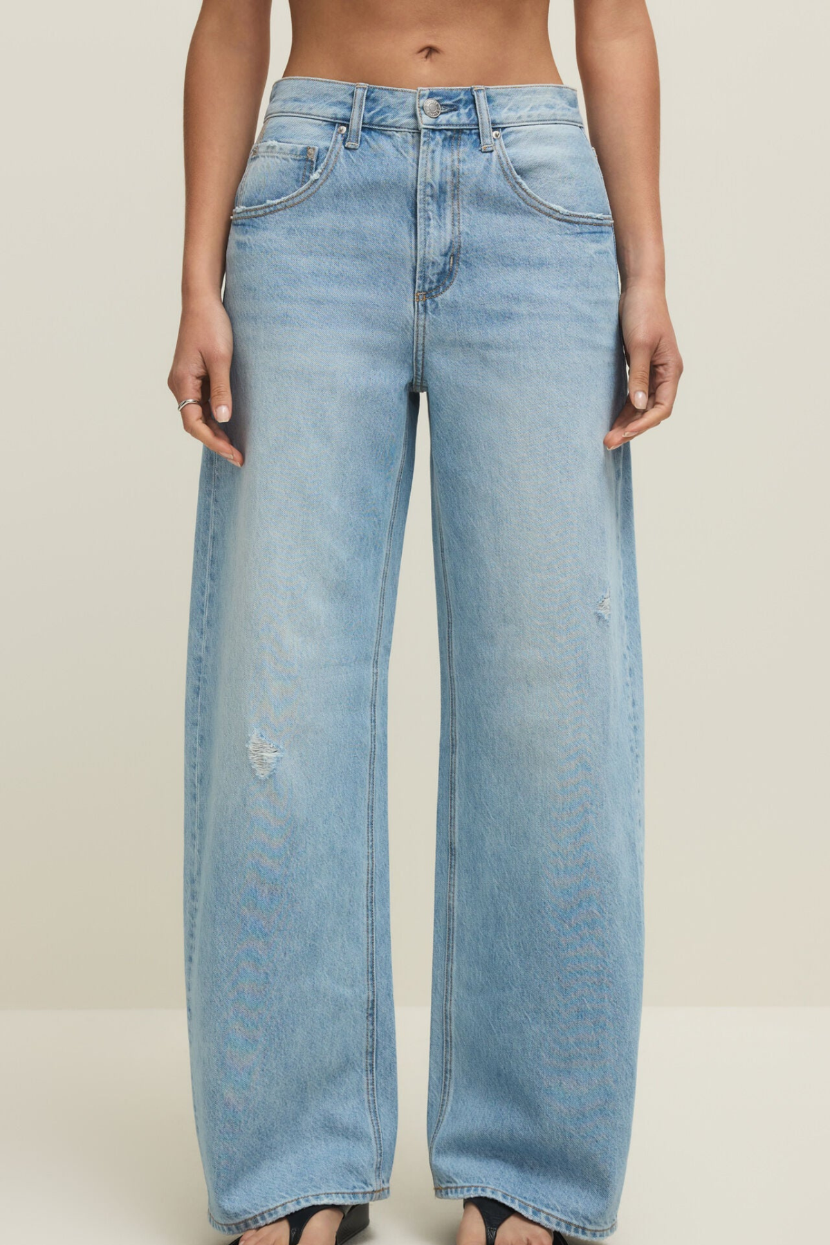 Z Supply Remi Hi Rise Bowed Wide in Cove buy at boltranchstore.com western boutique