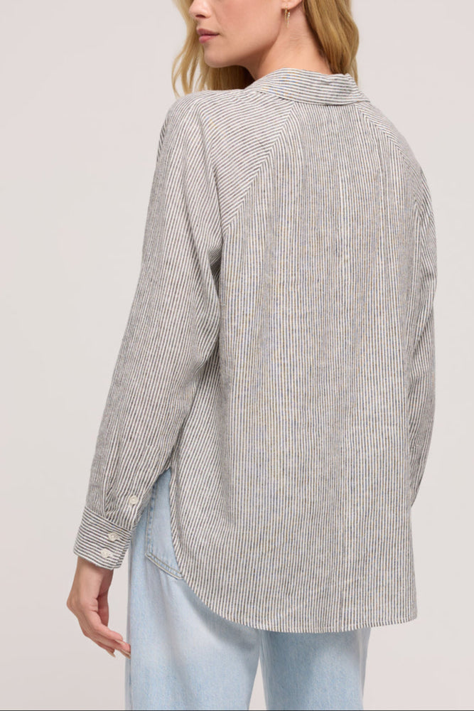 Z Supply The Perfect Linen Stripe Top for women