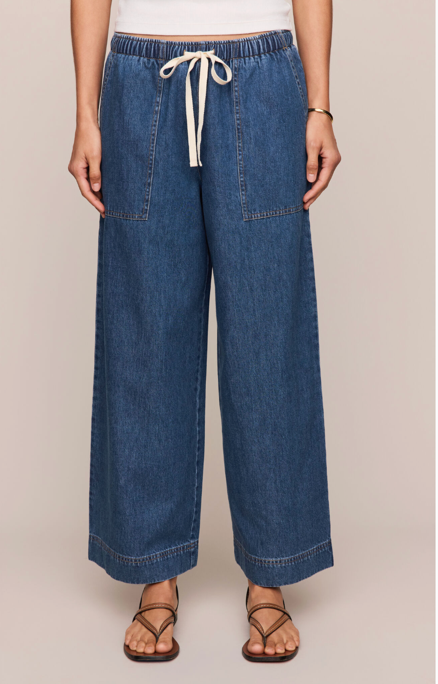 Z supply Daycation Denim Utility Pant buy at boltranchstore.com free shipping womens denim pants