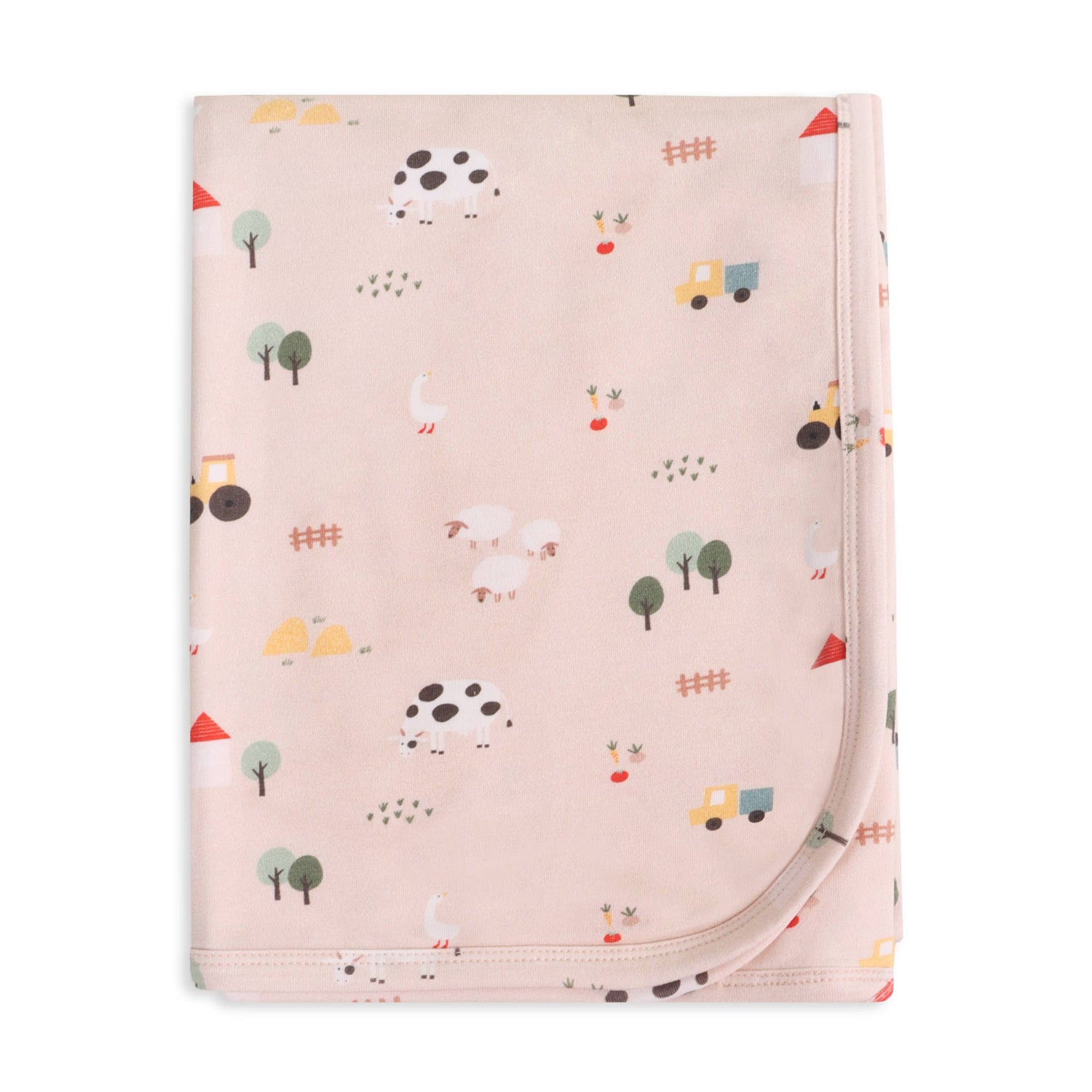 Farm Reversible Baby Blanket