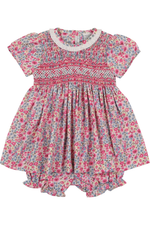 Toddler Girls Sleeveless Dress Pink Floral free shipping at boltranchstore.com