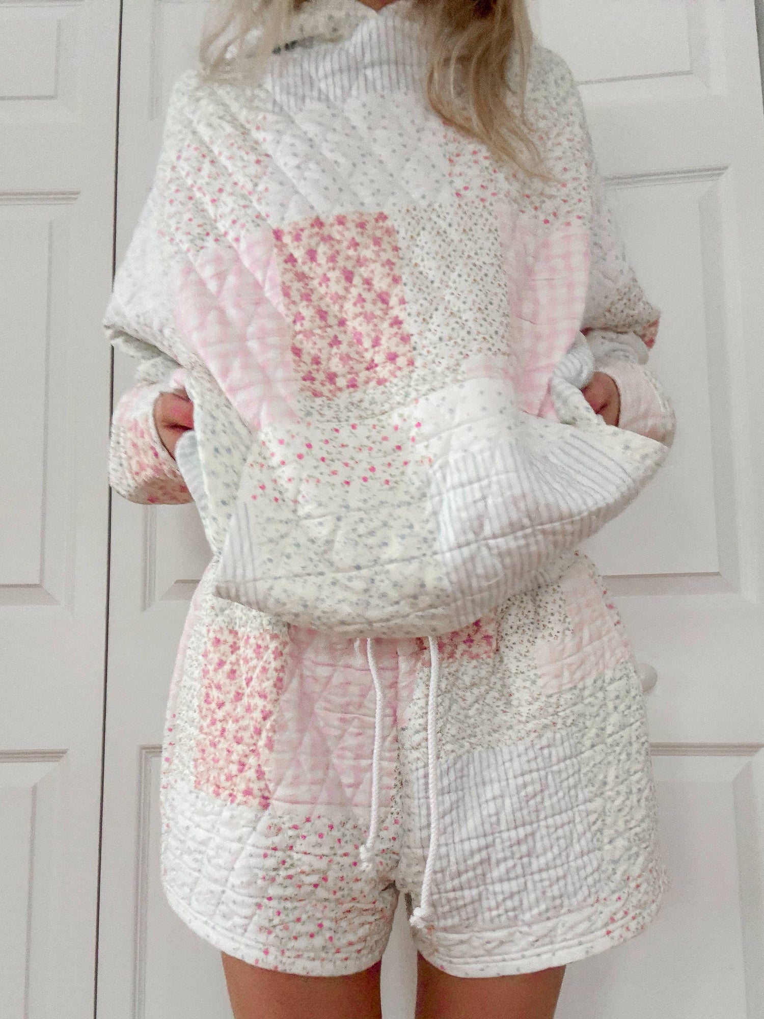 Quilted Womens Pastel Shorts