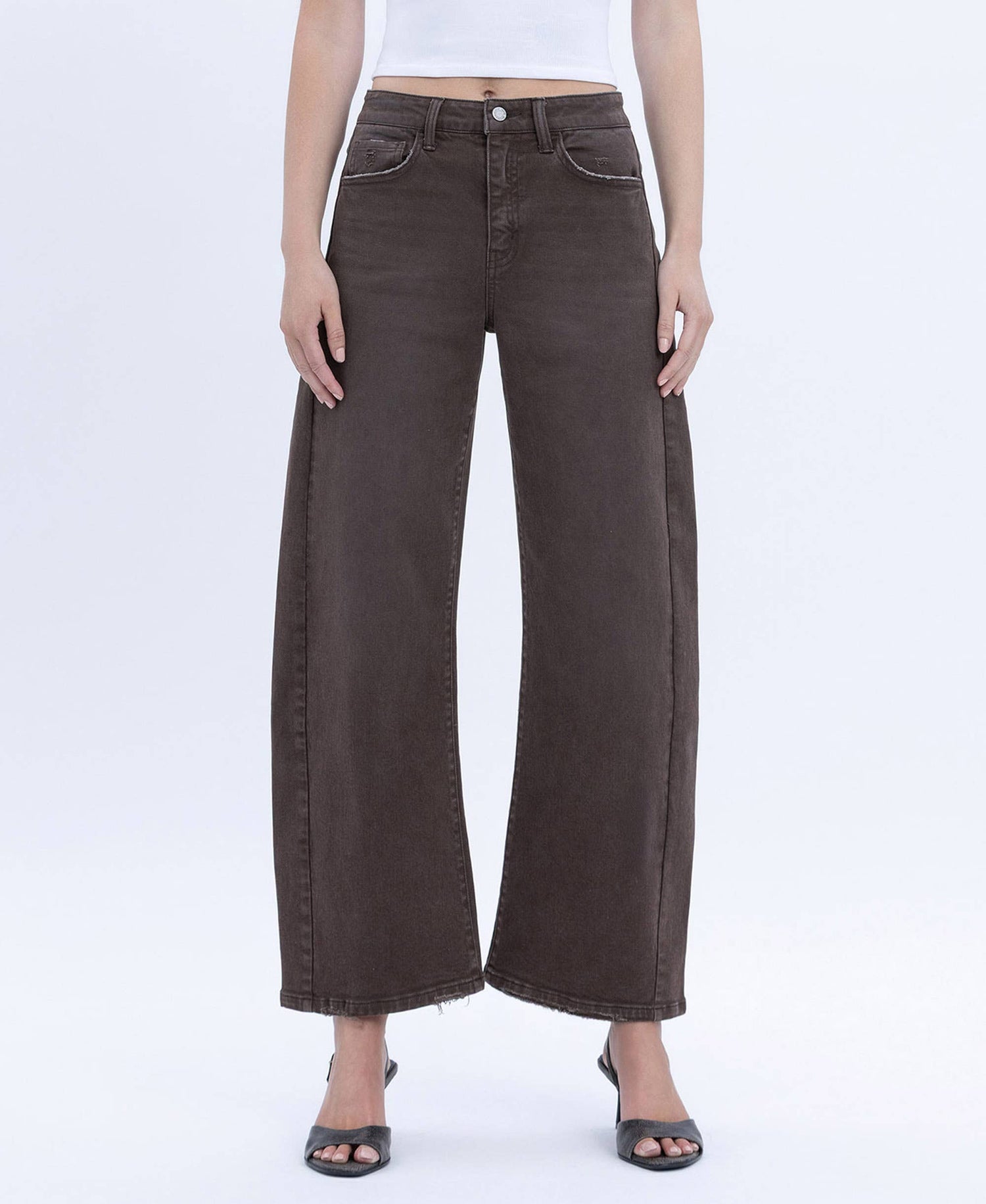 Vervet Super High Rise Barrel Jeans