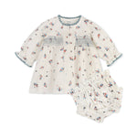 Juliet Smocked Floral Baby Dress & Bloomer Set shop today at boltranchstore.com