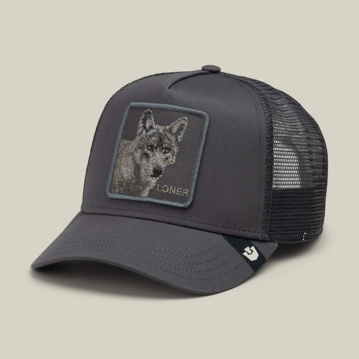 Goorin Bros Circle of Life Loner classic trucker silhouette with a structured front and precurved brim cowgirl style