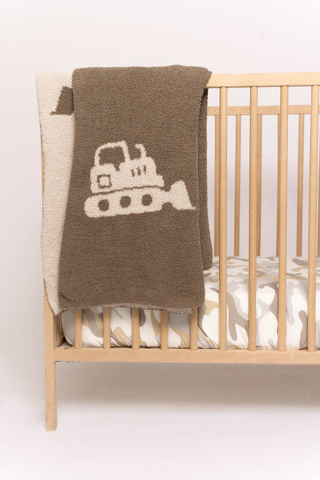Plush Blanket Bulldozer