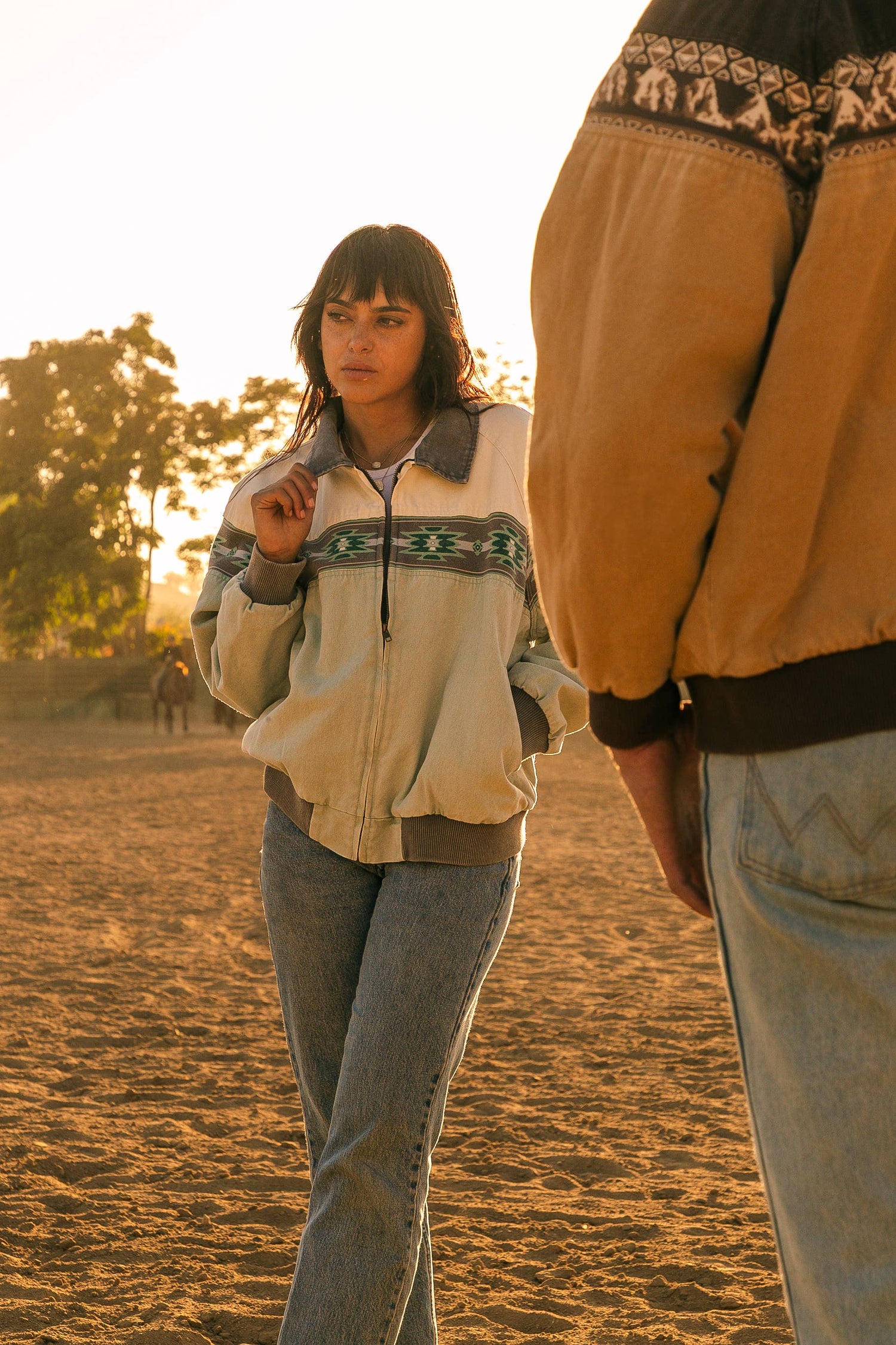 Agave Mist Bomber Jacket