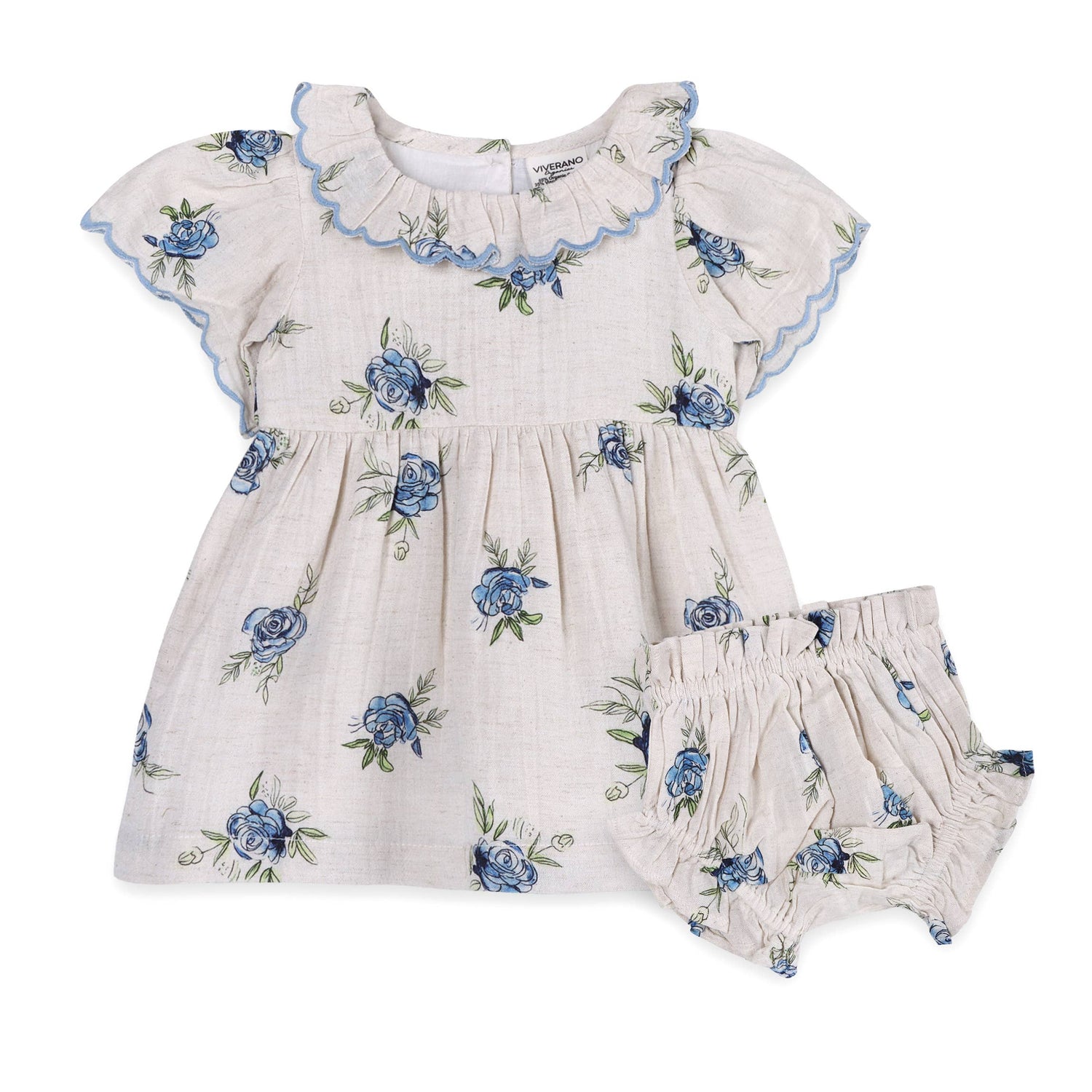 Kate Floral Baby Dress with Bloomer