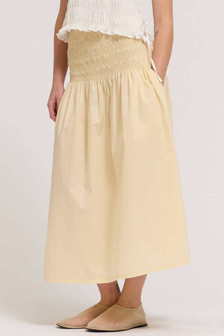 Sally Smocking Waist Skirt