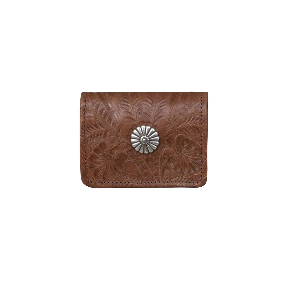 Small Ladies' Tri-Fold Wallet with Concho