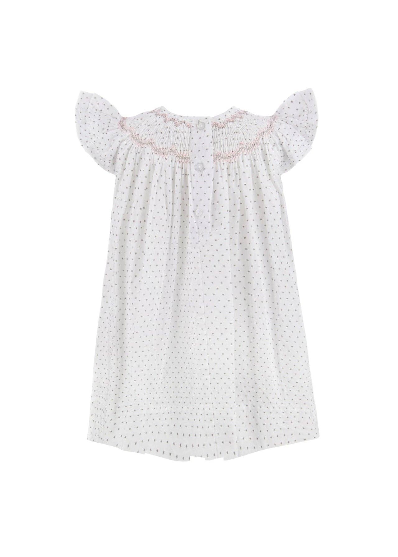 Girl Dress Smocked Star