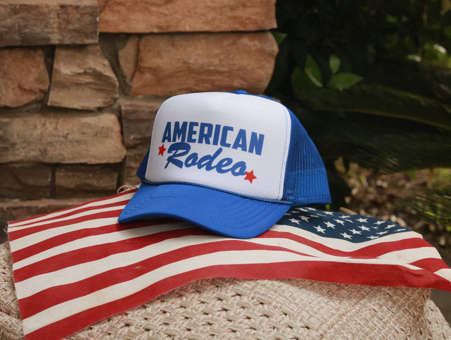 American Rodeo trucker hat