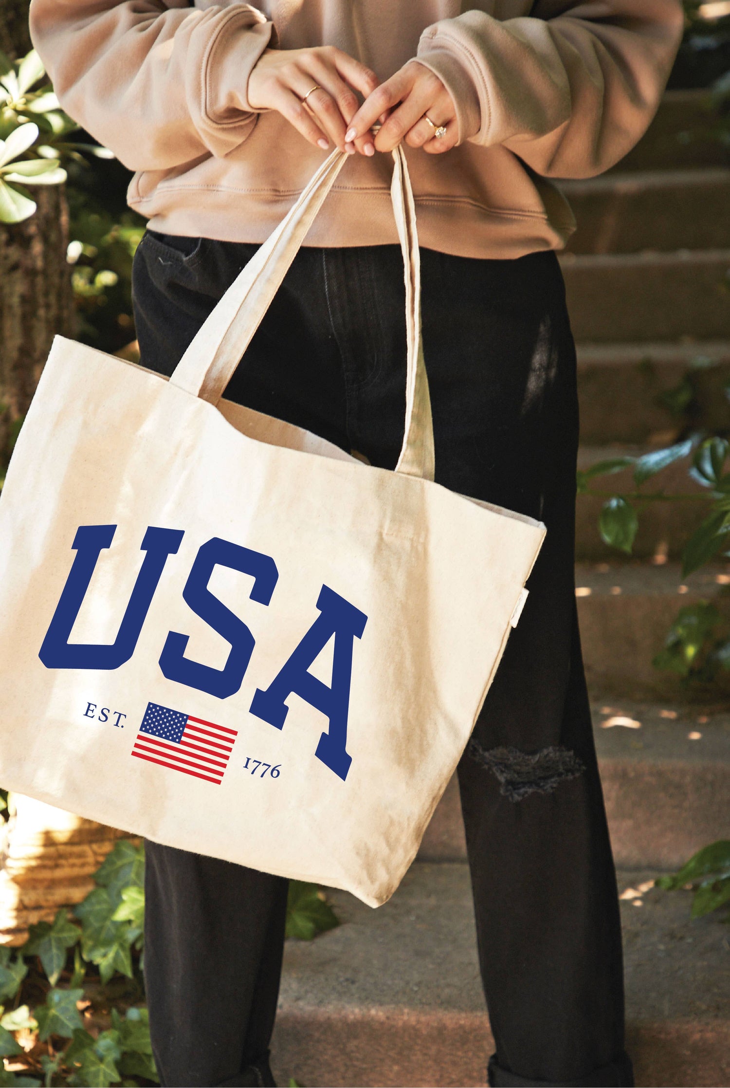 USA Canvas Tote Bag