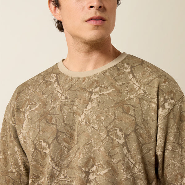 Ariat Mens All Over Print Camo ToughStock Boxy TShirt