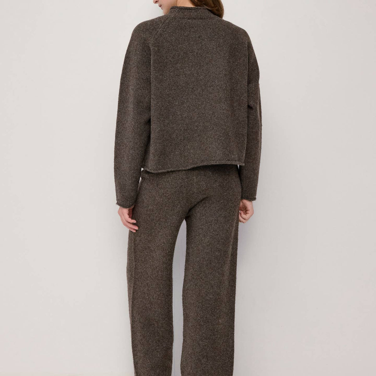 Connie Rolled Neck Raglan Sweater