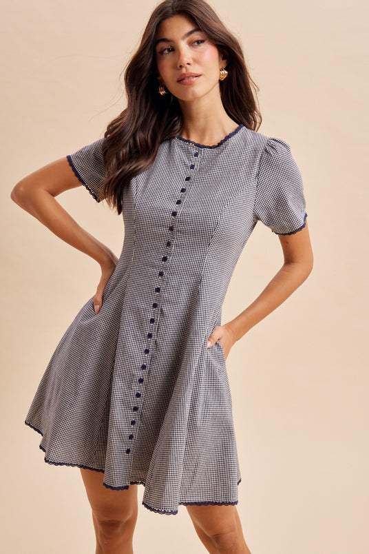 Allie Gingham Dress
