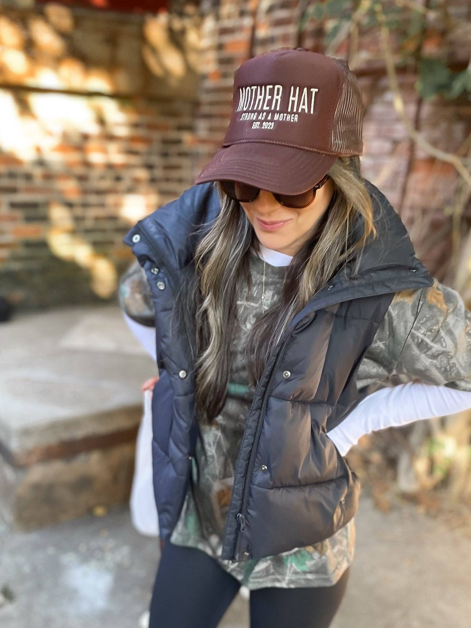 Mother Embroidered Trucker Hat