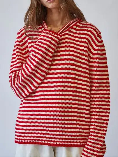 Syd Cozy Stripe Knit Sweater