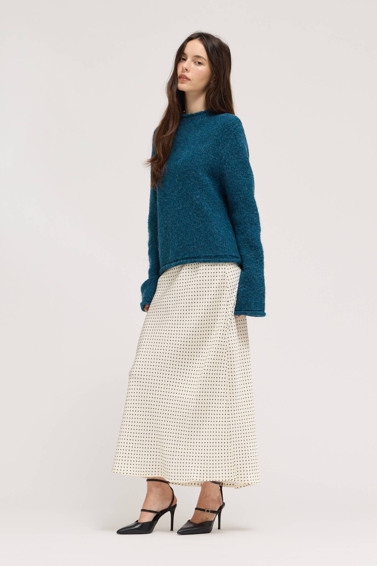 Sadie Satin Mermaid Fit Skirt