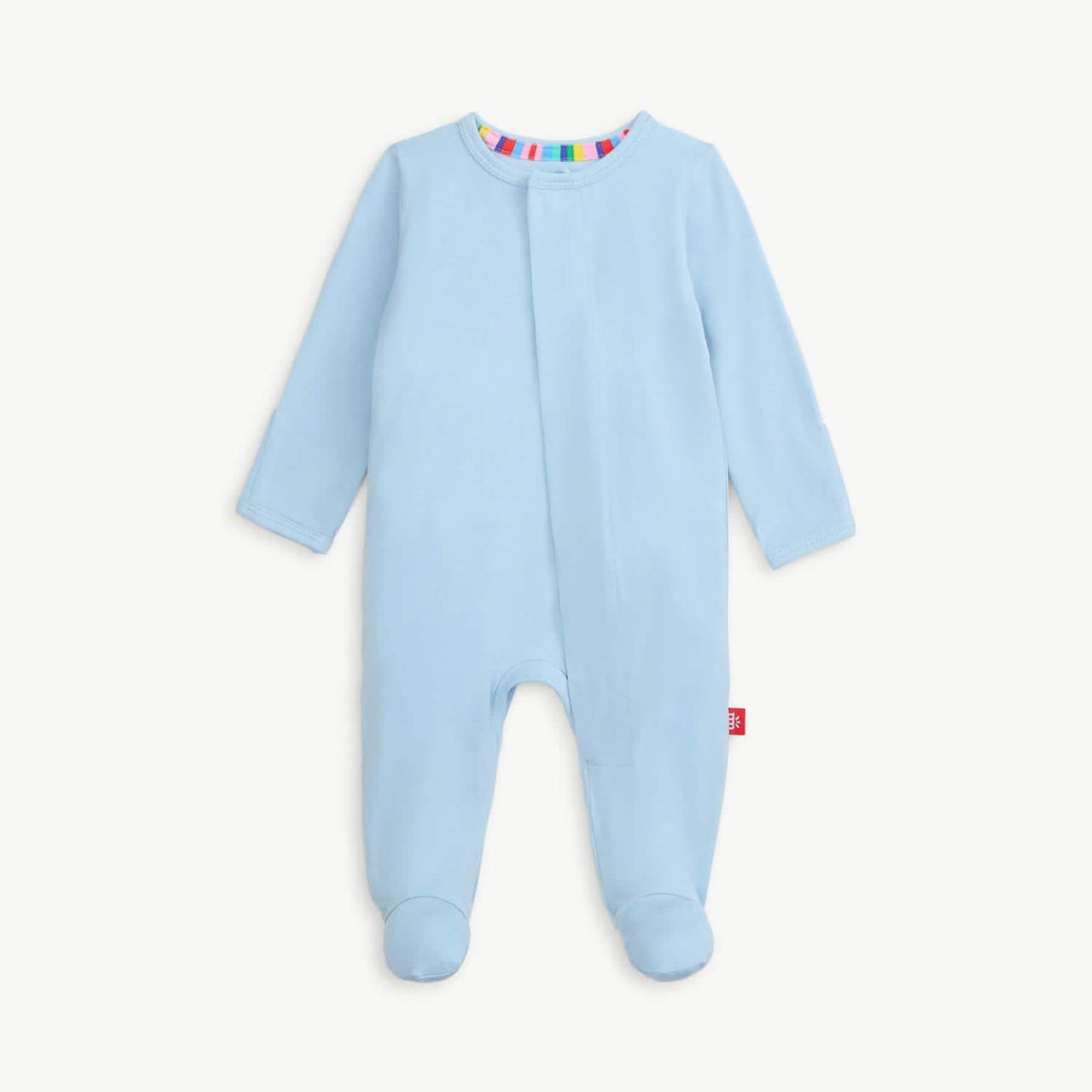 Baby Blue Modal Magnetic Footie BOLT RANCH STORE