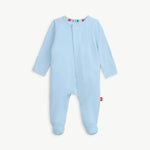 Baby Blue Modal Magnetic Footie BOLT RANCH STORE