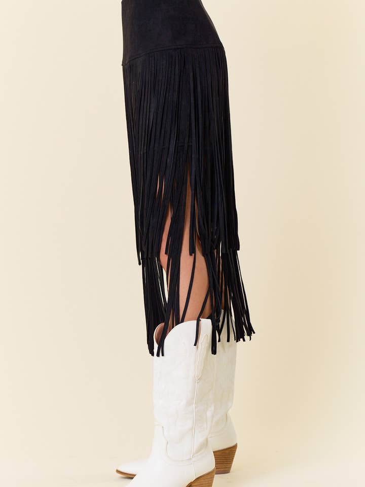Fringe Western Skirt