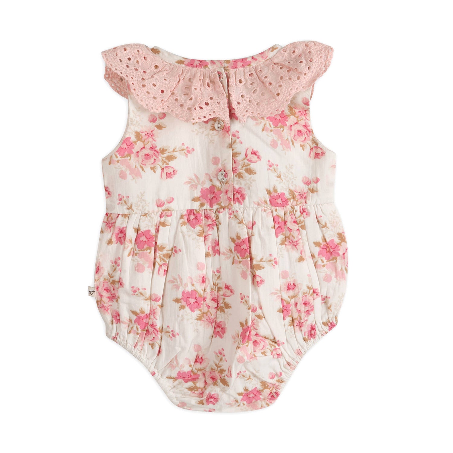 Suzy Floral Baby Romper with Headband