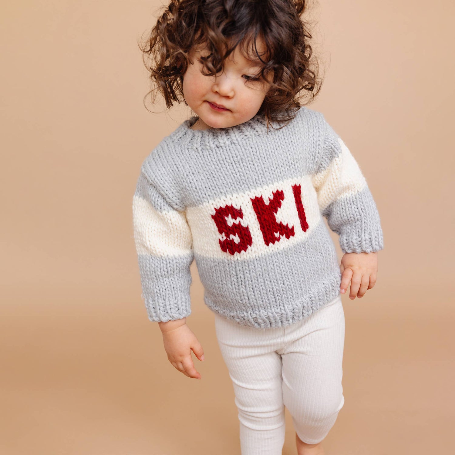 Ski Bowie Grey Kids Sweater