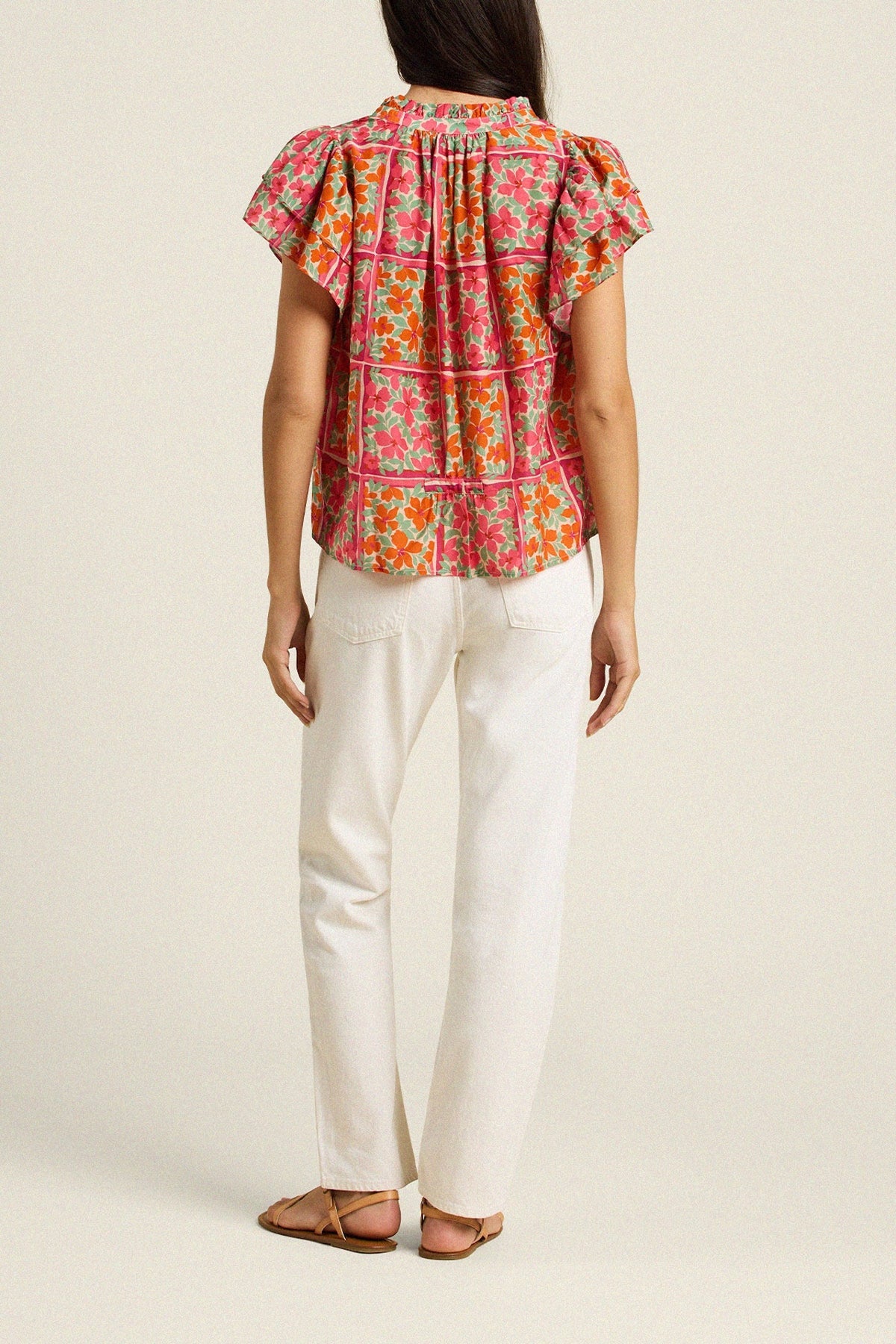 Violette Blouse Botanic Tile