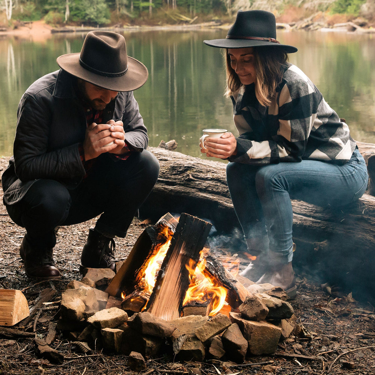Stetson Bozeman Outdoor Hat Black rugged outdoor look for hunting season and hikes Kamas