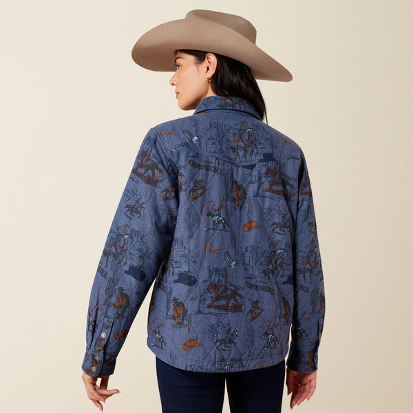 Ariat Womens Obispo Lightweight Insulated Jacket Retro Rodeo