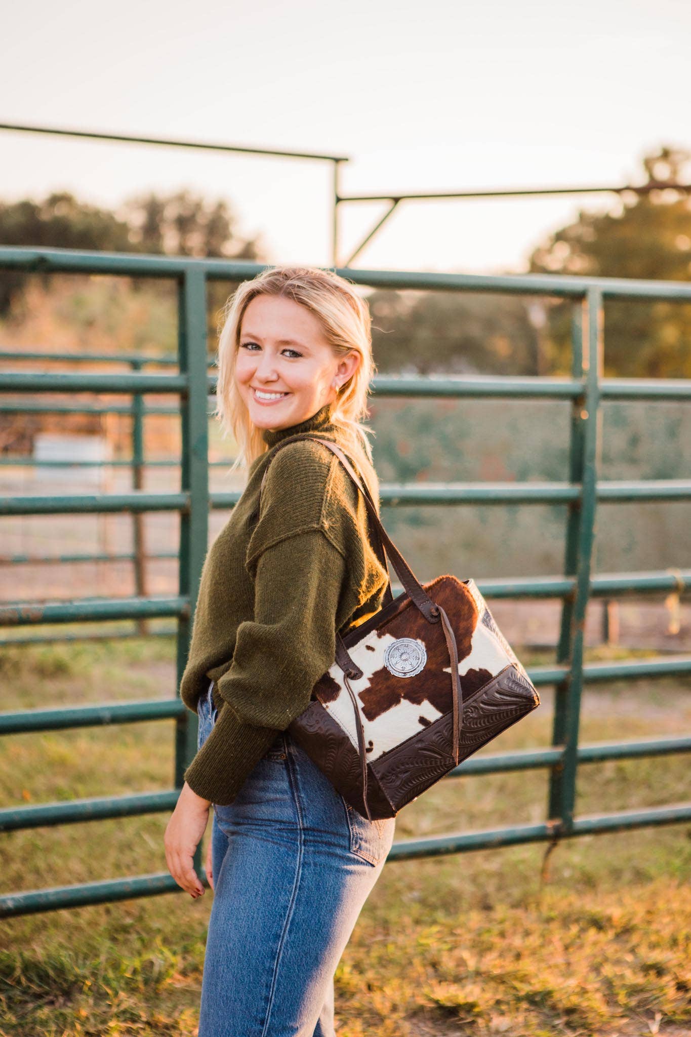 American West Cow Town Tote