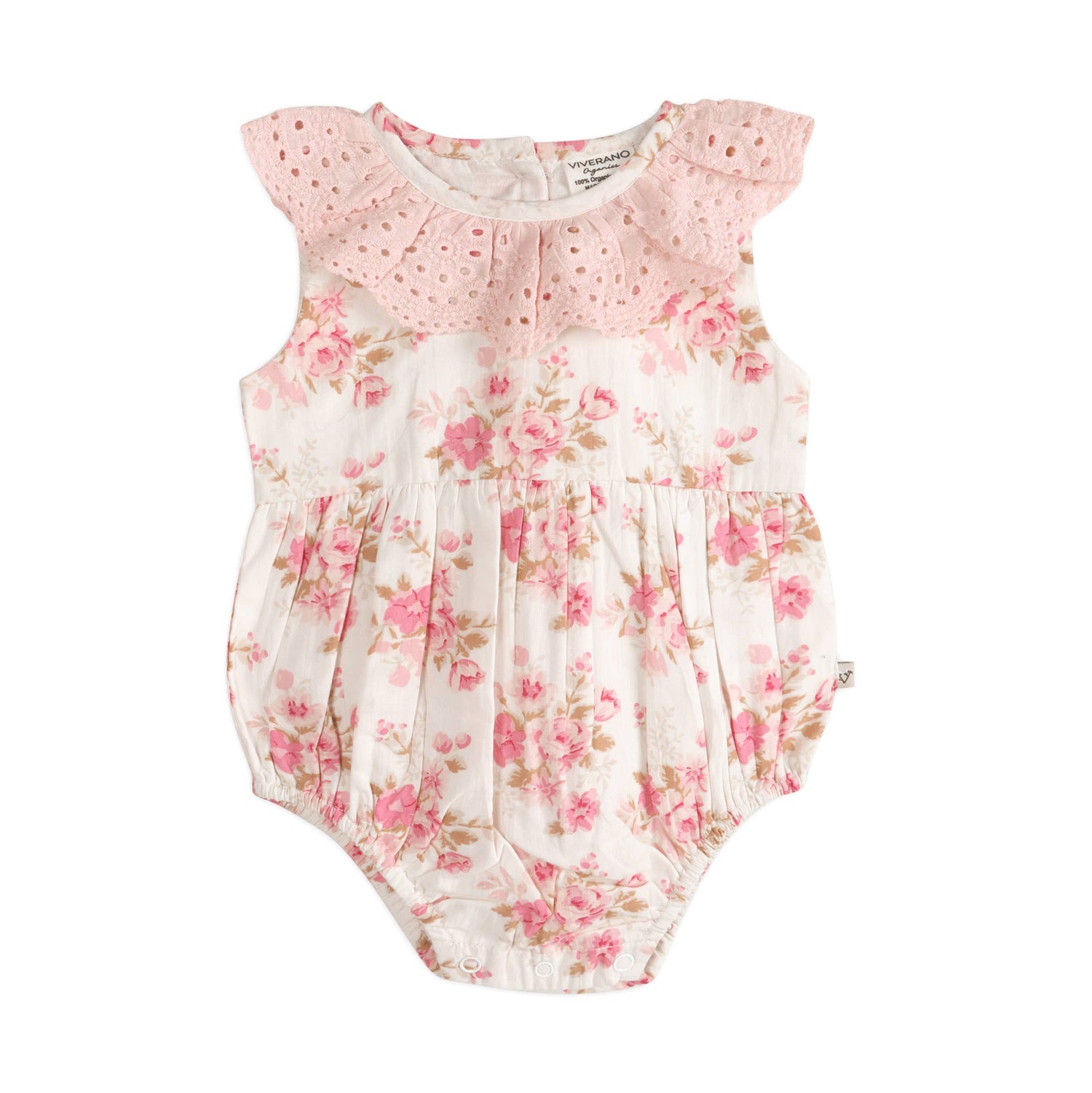 Suzy Floral Baby Romper with Headband