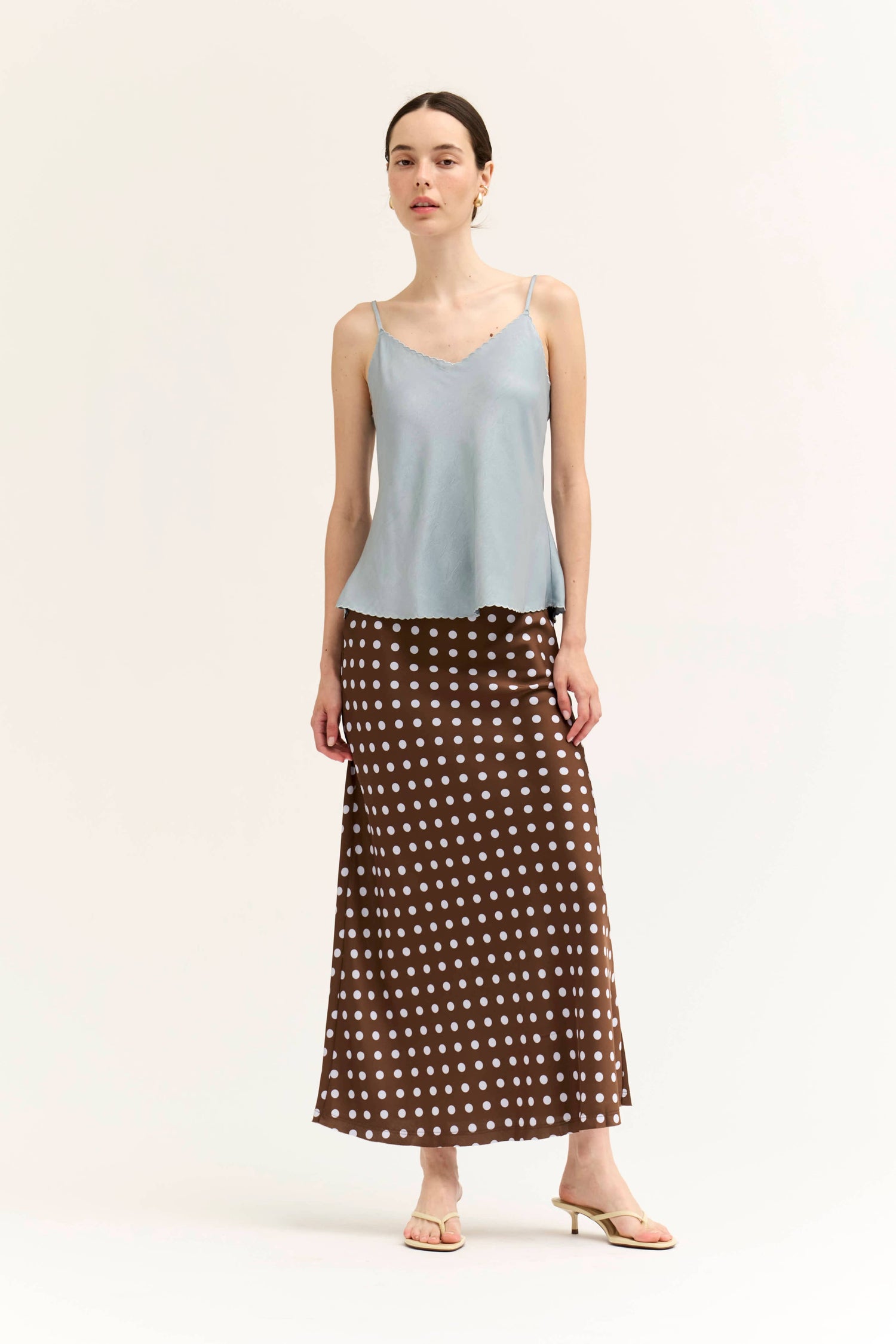 Sam Polka Dot Slip Skirt