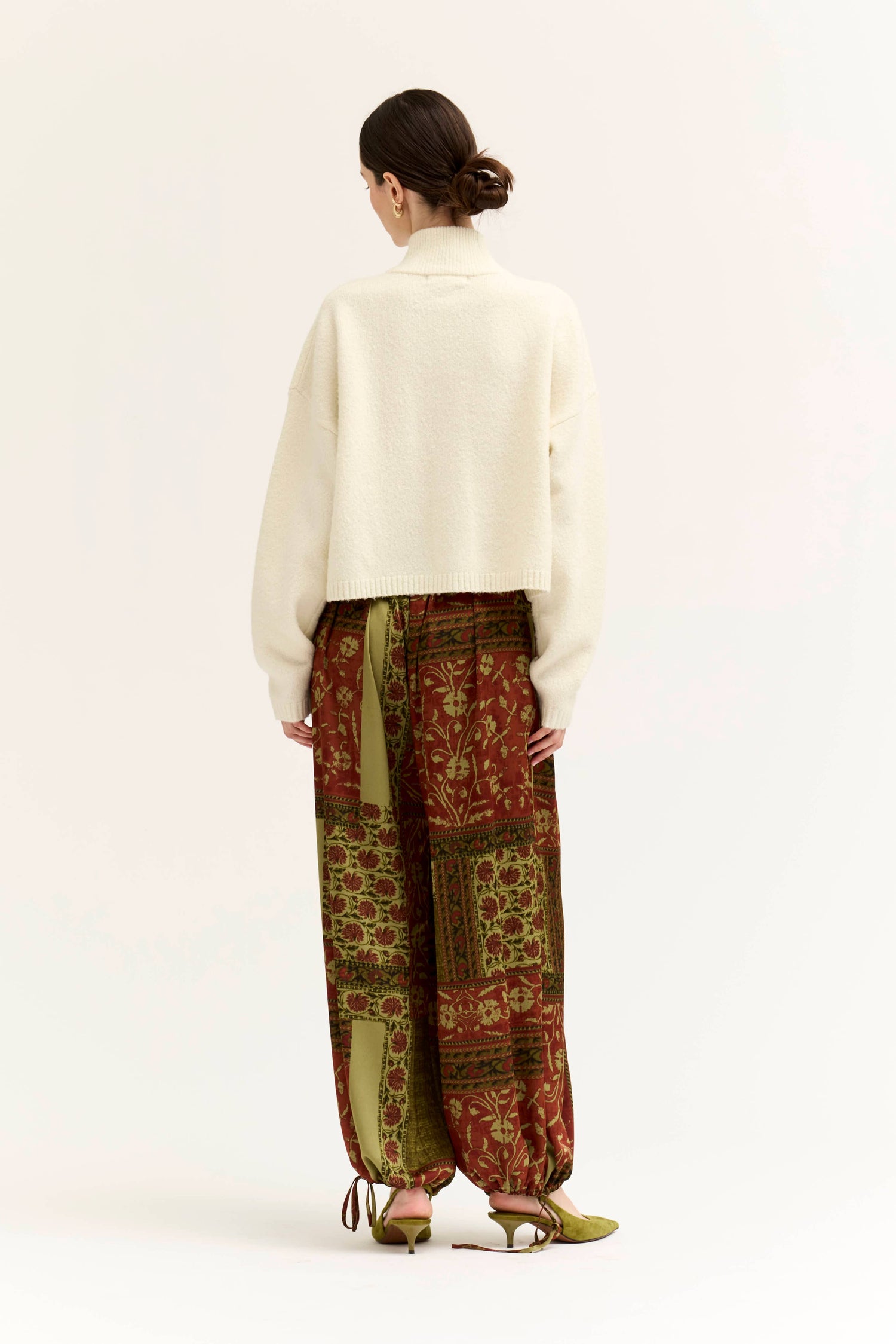 Lizzy Funnel Neck Crop Cardigan