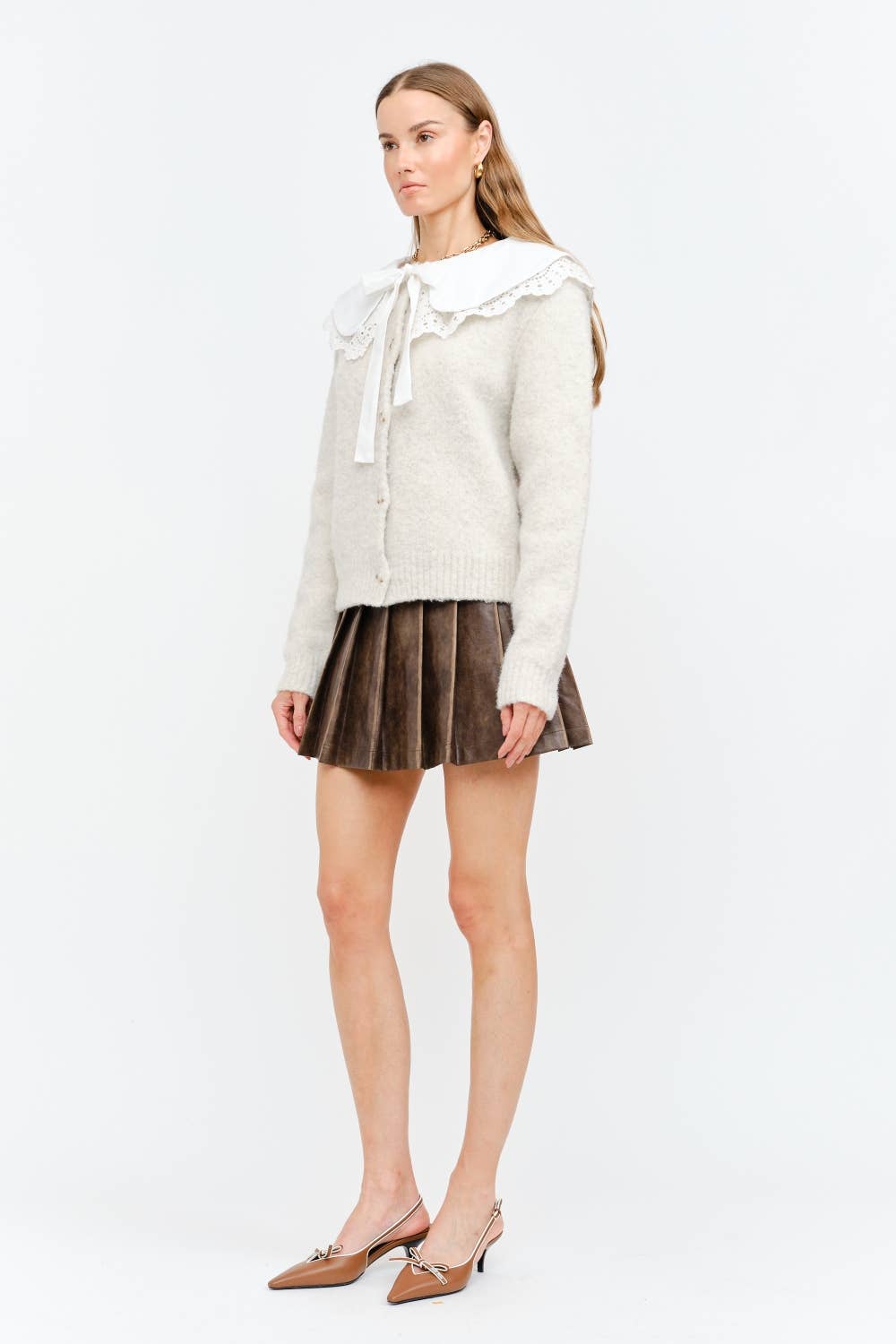 Nico Natural Womens Pullover Sweater