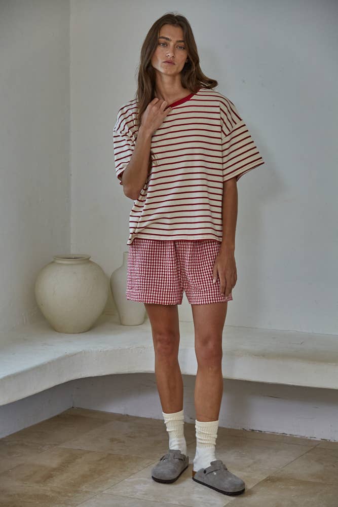 Audrey Gingham Shorts