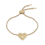 Audrey Heart Bracelet Spurwest womens jewelry bracelet gold Boltranchstore.com Free Shipping womens gold keepsake gift