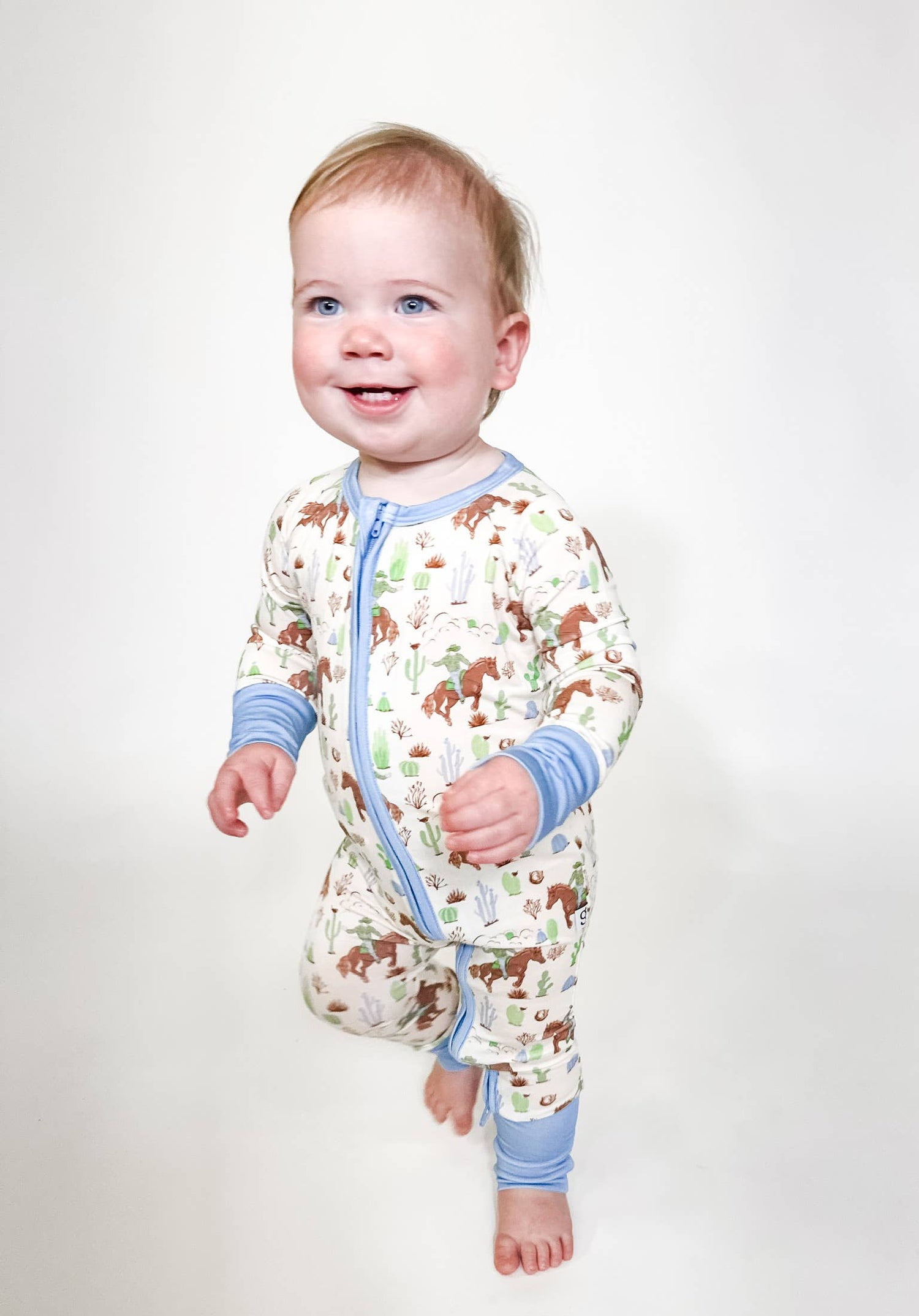 Saddle Up Cowboy Convertible Zip PJs