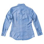 Western clothing womens fashion Utah Claire Signature Blend Solid Shirt Blue SKU CLAIRE25BLU Boltranchstore.com free shipping