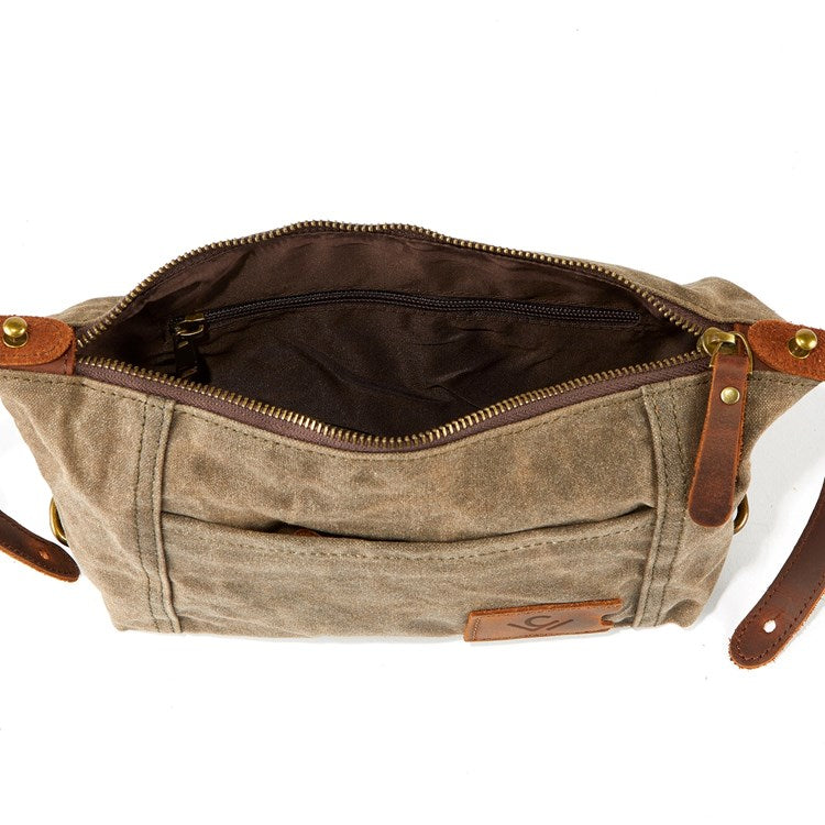 Waxed Canvas Dopp Kit Bag