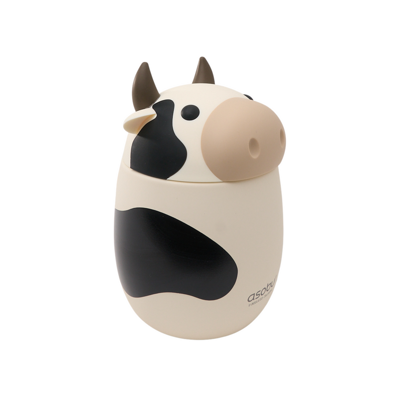Bestie Food Jar Cow 20 Oz Cow-shaped container keep you food warm ork, school, or an adventure. Featuring a playful character design that adds a touch of fun to every meal, this leak-proof and durable container fits easily into your bag or lunchbox at boltranchstore.com free shipping